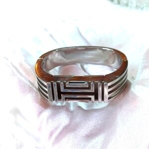 Tory Burch Silver Fit Bit Bracelet